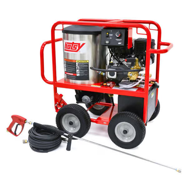 1075BE Compact, Gas Engine Hot Water Pressure Washer 4GPM @ 3500