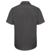 Red Kap Men’s Short Sleeve Work Shirt, Charcoal Back