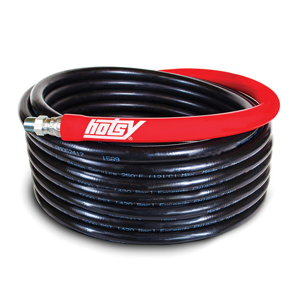 2 wire Black Hotsy Pressure Washer Hose